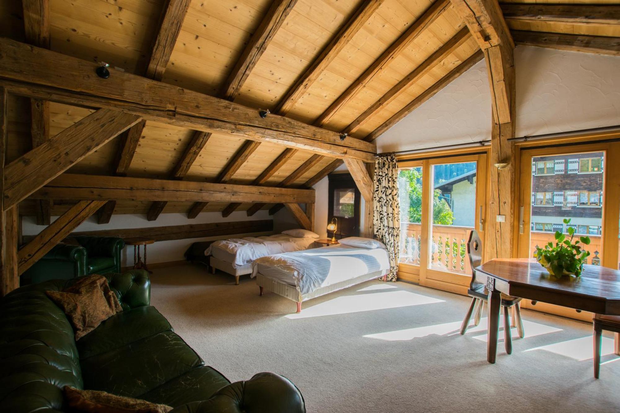 La Ferme Du Chateau Abondance Eksteriør bilde